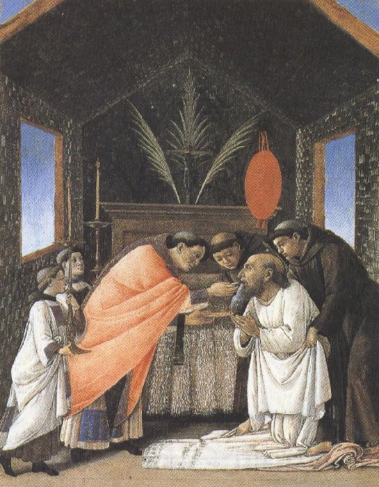 Sandro Botticelli The Last Communion of St jerome (mk36) Spain oil painting art